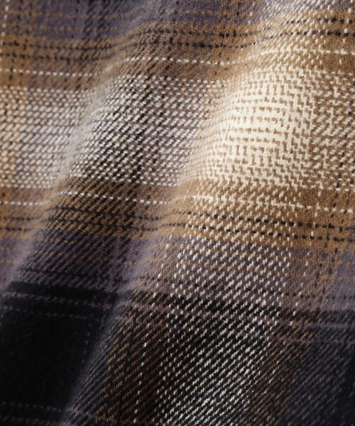 AVIREX（アヴィレックス）の「OMBRE CHECK ZIP UP SHIRT / オンブレチェック ジップアップシャツ / AVIREX / アヴィレックス（シャツ/ブラウス・メンズ・ブラック/ブラウン・MEDIUM/LARGE/X-LARGE/XX-LARGE）」の18枚目の写真