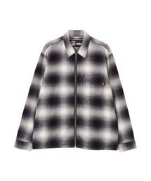 AVIREX | OMBRE CHECK ZIP UP SHIRT / オンブレチェック ジップアップシャツ / AVIREX / アヴィレックス(シャツ/ブラウス)