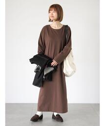 Lugnoncure | クルーネックロングワンピース(ワンピース)