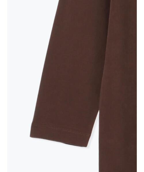 Lugnoncure（ルノンキュール）の「クルーネックロングワンピース（ワンピース・レディース・ブラウン/チャコールグレー・F）」の10枚目の写真