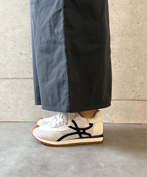 ALL BLACK（オールブラック）の「【厚底/4cm/カップインソール】ローカット ラインスニーカー（スニーカー・レディース・ホワイト/ブルー・37/39/38/36）」の11枚目の写真