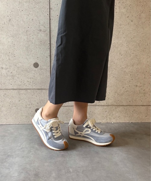 ALL BLACK（オールブラック）の「【厚底/4cm/カップインソール】ローカット ラインスニーカー（スニーカー・レディース・ホワイト/ブルー・37/39/38/36）」の18枚目の写真