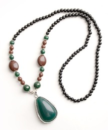 MARAI（マーライ）の「大ぶりエスニックペンダント ニュアンスカラー（ネックレス）」