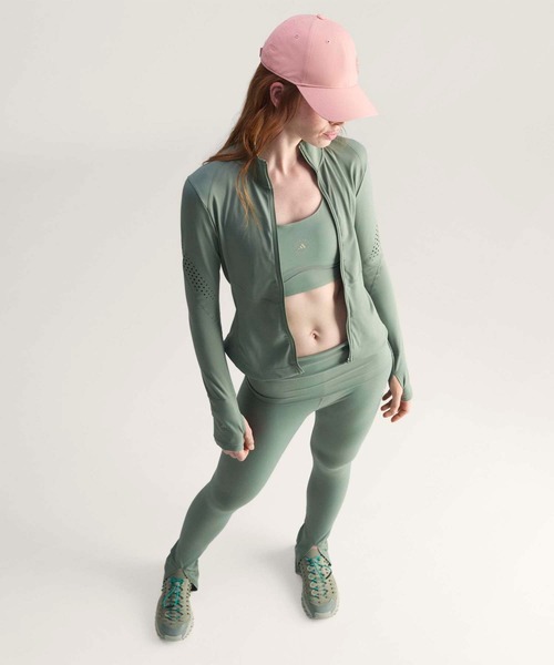 adidas by Stella McCartney（アディダスバイステラマッカートニー）の「aSMC TPR MIDL【adidas by Stella McCartney】 / アディダス adidas（ナイロンジャケット・レディース・グリーン・SMALL/MEDIUM/LARGE/XX-LARGE/X-LARGE）」の3枚目の写真