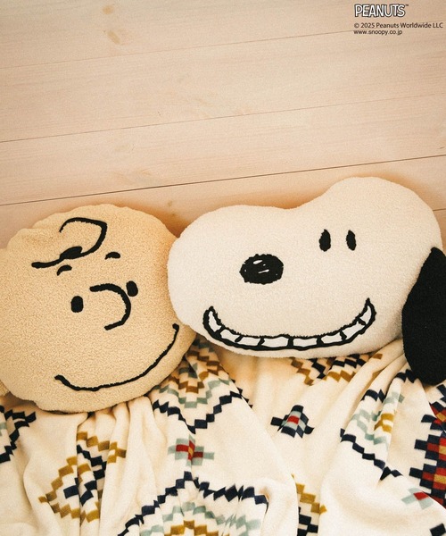 PEANUTS（ピーナッツ）の「【PEANUTS×BAYFLOW】FACEクッション(WEB限定)（クッション/クッションカバー・レディース・ホワイト/ブラウン・ONESIZE）」の14枚目の写真