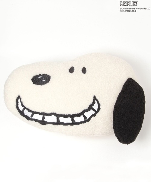 PEANUTS（ピーナッツ）の「【PEANUTS×BAYFLOW】FACEクッション(WEB限定)（クッション/クッションカバー・レディース・ホワイト/ブラウン・ONESIZE）」の3枚目の写真