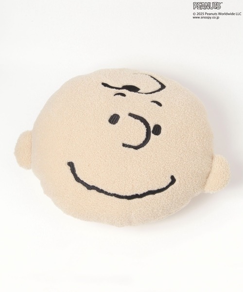 PEANUTS（ピーナッツ）の「【PEANUTS×BAYFLOW】FACEクッション(WEB限定)（クッション/クッションカバー・レディース・ホワイト/ブラウン・ONESIZE）」の12枚目の写真