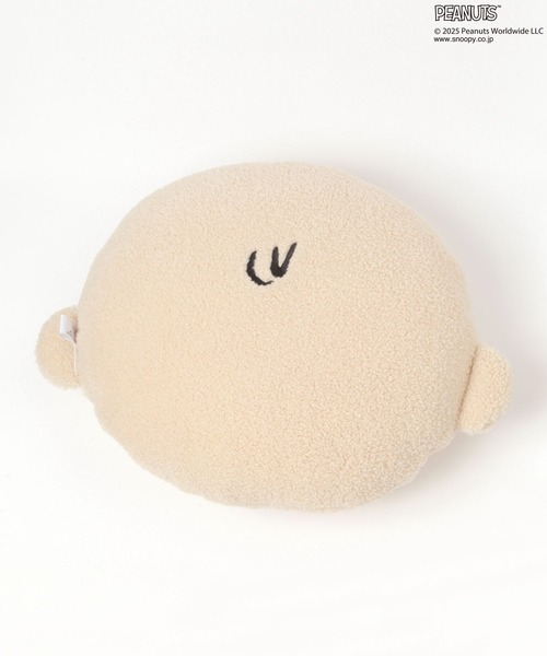 PEANUTS（ピーナッツ）の「【PEANUTS×BAYFLOW】FACEクッション(WEB限定)（クッション/クッションカバー・レディース・ホワイト/ブラウン・ONESIZE）」の6枚目の写真