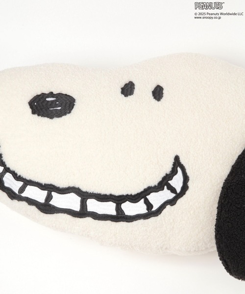 PEANUTS（ピーナッツ）の「【PEANUTS×BAYFLOW】FACEクッション(WEB限定)（クッション/クッションカバー・レディース・ホワイト/ブラウン・ONESIZE）」の10枚目の写真