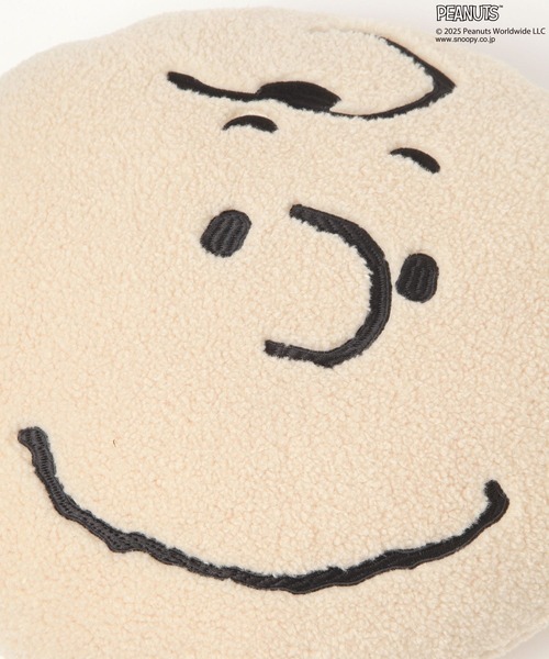 PEANUTS（ピーナッツ）の「【PEANUTS×BAYFLOW】FACEクッション(WEB限定)（クッション/クッションカバー・レディース・ホワイト/ブラウン・ONESIZE）」の7枚目の写真
