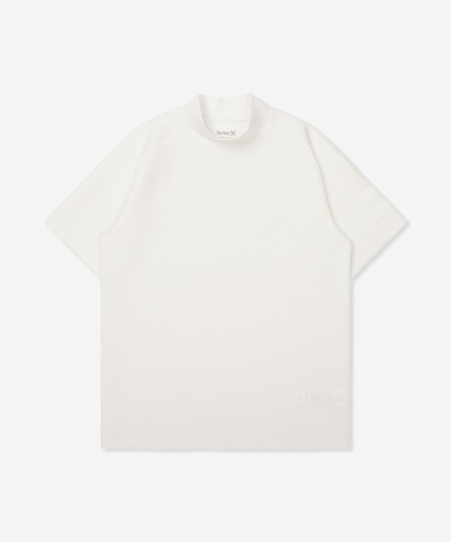 Hurley （ハーレー）の「【Hurley/ハーレー】ロゴモックネック半袖スウェット　ゴルフ　ファントム　ストレッチ　吸水速乾　PHANTOM SWEAT LITE SS（スウェット・メンズ・ホワイト/ブラック/グレー/グレー系その他・X-LARGE/MEDIUM/LARGE/SMALL）」の8枚目の写真