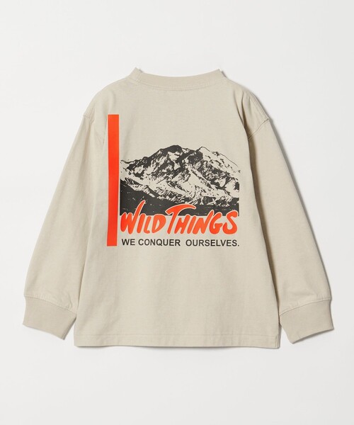 セール】＜WILD THINGS＞プリント ロングTシャツ / キッズ 110cm-130cm