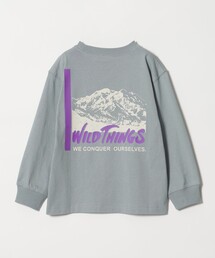 WILDTHINGS◆長袖シャツ/XL/コットン/BLU/無地/WT24013KB/24SS/ブルー WEB限定 WILD THINGS×FREAK\u0027S STORE&frasl;ワイルドシングス 別注 ビッグ
