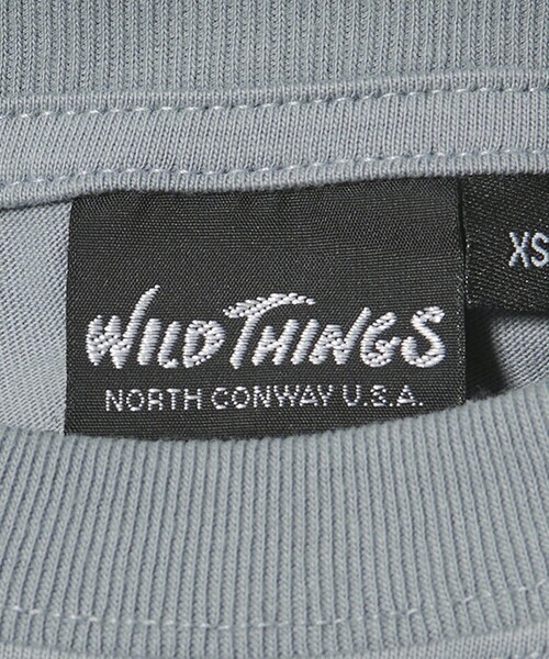 WILD THINGS(ワイルドシングス)の「<WILD THINGS>プリント ロングTシャツ / キッズ 110cm-130cm(Tシャツ/カットソー・キッズ・ナチュラル/ライトブルー/パープル・XS(110-120cm)/S(120-130cm))」の5枚目の写真