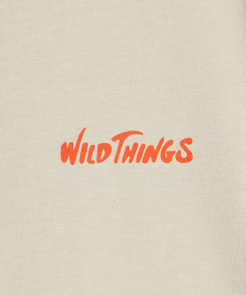 WILD THINGS(ワイルドシングス)の「<WILD THINGS>プリント ロングTシャツ / キッズ 110cm-130cm(Tシャツ/カットソー・キッズ・ナチュラル/ライトブルー/パープル・XS(110-120cm)/S(120-130cm))」の9枚目の写真