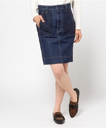 【CAPRICIEUX LE'MAGE】ファーポケデニムSK
