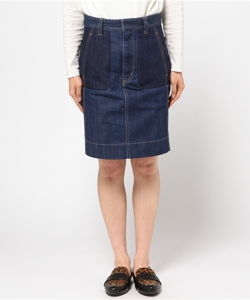 OUTLET（アウトレット）の「【CAPRICIEUX LE'MAGE】ファーポケデニムSK（スカート・レディース・ワンウォッシュ・36/38）」の10枚目の写真