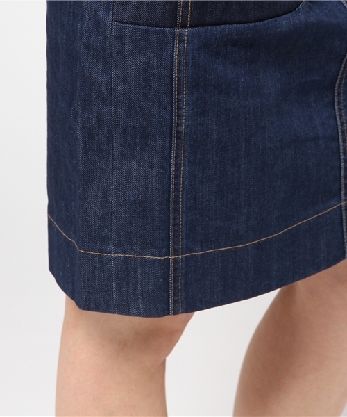 OUTLET（アウトレット）の「【CAPRICIEUX LE'MAGE】ファーポケデニムSK（スカート・レディース・ワンウォッシュ・36/38）」の9枚目の写真