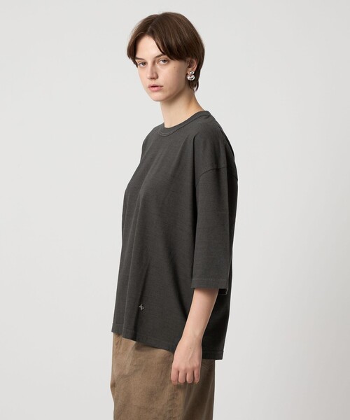 FilMelange（フィルメランジェ）の「＜FilMelange for ASTRAET＞BIG クルーネックTシャツ（Tシャツ/カットソー・レディース・ライトピンク/ダークグレー/モカ・FREE）」の2枚目の写真