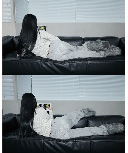 A'GEM/9 × .kom 『NIIER NOR/ニアノア』 BADDIE ANGEL SWEATPANTS