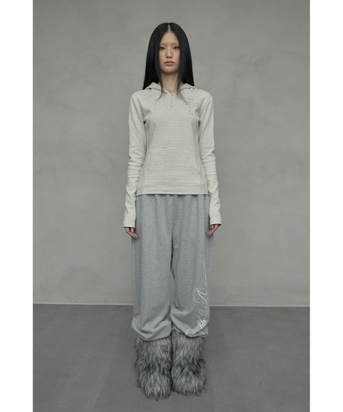 A'GEM/9 × .kom 『NIIER NOR/ニアノア』 BADDIE ANGEL SWEATPANTS