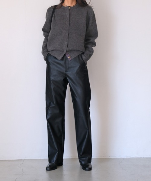 piso　AKTE フェイクレザーパンツ（その他パンツ）｜AKTE（アクテ）のファッション