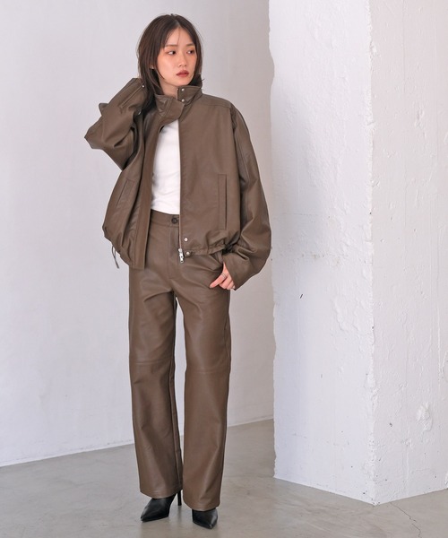 セール】フェイクレザーパンツ（その他パンツ）｜AKTE（アクテ）の