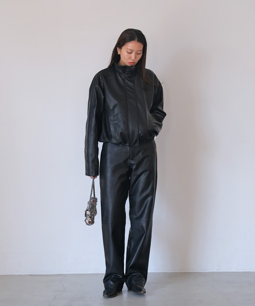 フェイクレザーパンツ（その他パンツ）｜AKTE（アクテ）のファッション