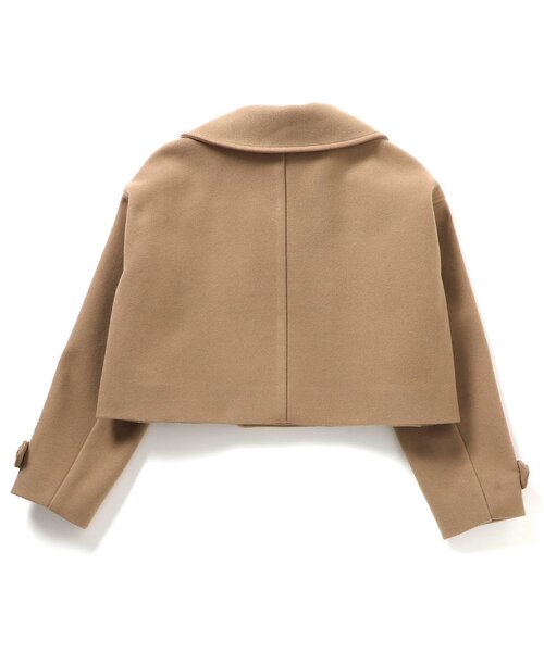 algy（アルジー）の「ショート丈ピーコート（ピーコート・キッズ・チェック/ベージュ・MEDIUM/SMALL/X-SMALL/XX-SMALL）」の12枚目の写真