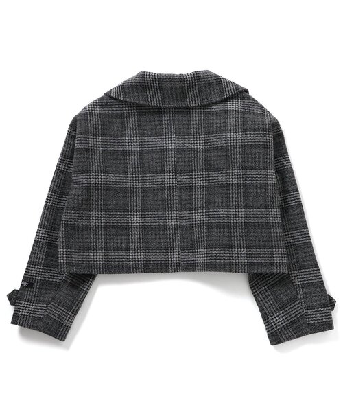 algy（アルジー）の「ショート丈ピーコート（ピーコート・キッズ・チェック/ベージュ・MEDIUM/SMALL/X-SMALL/XX-SMALL）」の13枚目の写真