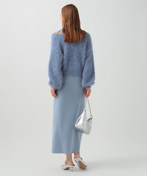 BAYFLOW（ベイフロー）の「2Pセットニットワンピース（ニット/セーター・レディース・ベージュ/ブラック/ブルー・FREE）」の12枚目の写真