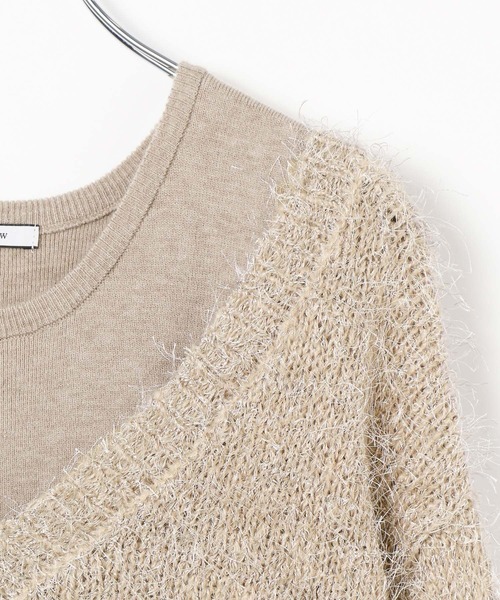 BAYFLOW（ベイフロー）の「2Pセットニットワンピース（ニット/セーター・レディース・ベージュ/ブラック/ブルー・FREE）」の18枚目の写真