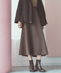 STRAWBERRY-FIELDS | パウダーポプリン_フレアーヘムナロースカート(スカート)