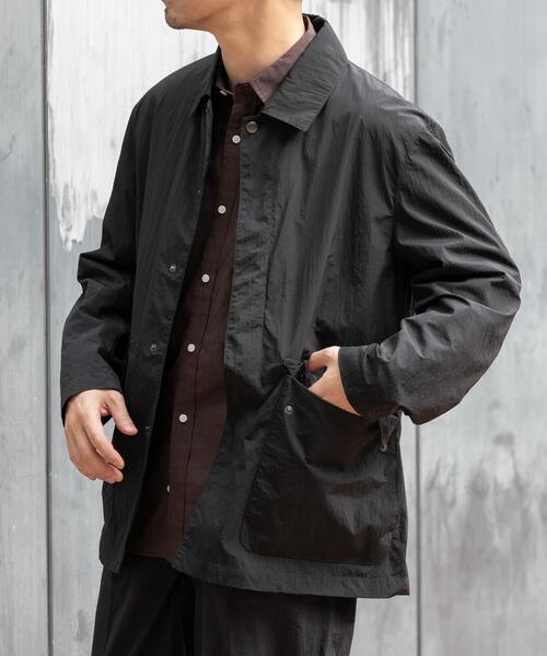 【定価¥33,000円】soeupr7 黒ハーフコート　ヤマダヤ 定価¥33,000円】soeupr7 黒ハーフコート ヤマダヤ 定価¥33,000円