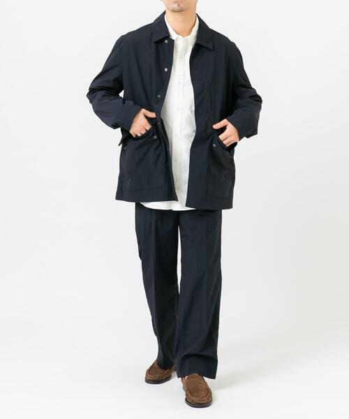 URBAN RESEARCH ROSSO MEN(アーバンリサーチロッソメン)の「3H Dry Fabricナイロンハーフコート(その他アウター・メンズ・ネイビー/ブラック・LARGE/MEDIUM)」の3枚目の写真