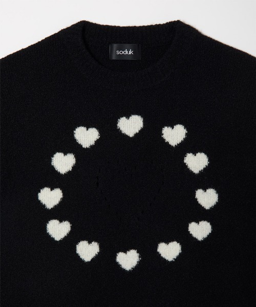 soduk（スドーク）の「【soduk】love around knit pullover（ニット/セーター・レディース・ブラック/ネイビー・ONE SIZE）」の5枚目の写真