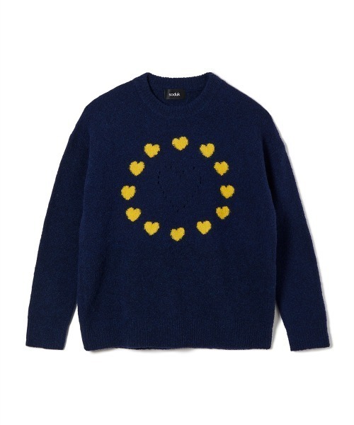 soduk（スドーク）の「【soduk】love around knit pullover（ニット/セーター・レディース・ブラック/ネイビー・ONE SIZE）」の7枚目の写真