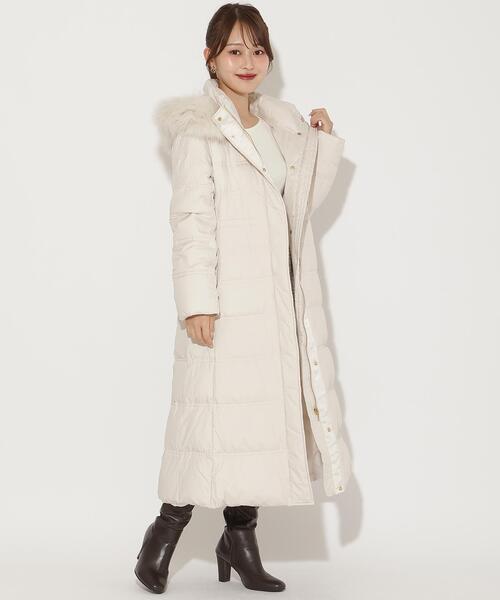 FOXファー付きスーパーロングダウン（ダウンジャケット/コート）｜AND