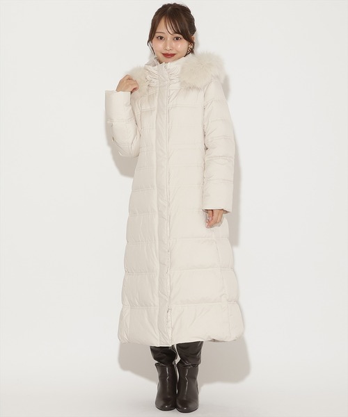 FOXファー付きスーパーロングダウン（ダウンジャケット/コート）｜AND