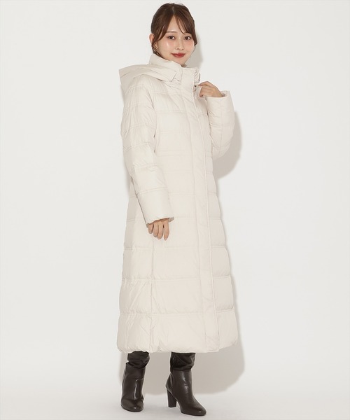 FOXファー付きスーパーロングダウン（ダウンジャケット/コート）｜AND