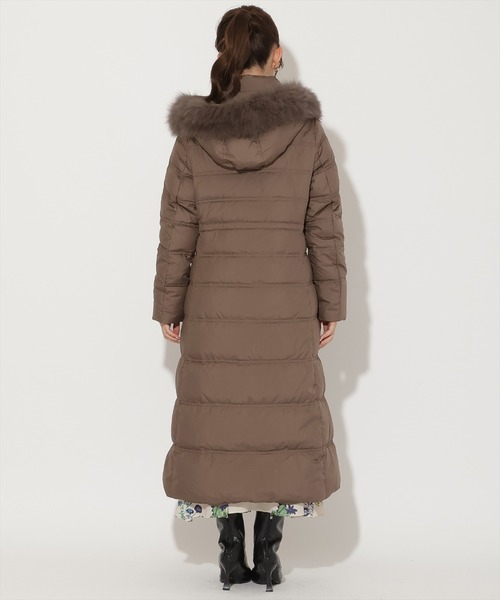 FOXファー付きスーパーロングダウン（ダウンジャケット/コート）｜AND