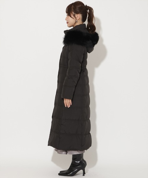 FOXファー付きスーパーロングダウン（ダウンジャケット/コート）｜AND