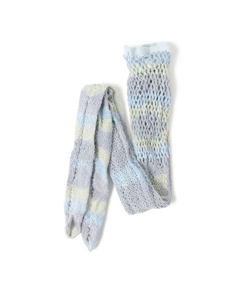 Ray BEAMS（レイビームス）の「タイダイ ショート タイツ（ソックス/靴下・レディース・ブルー/オフホワイト・ONE SIZE）」の3枚目の写真