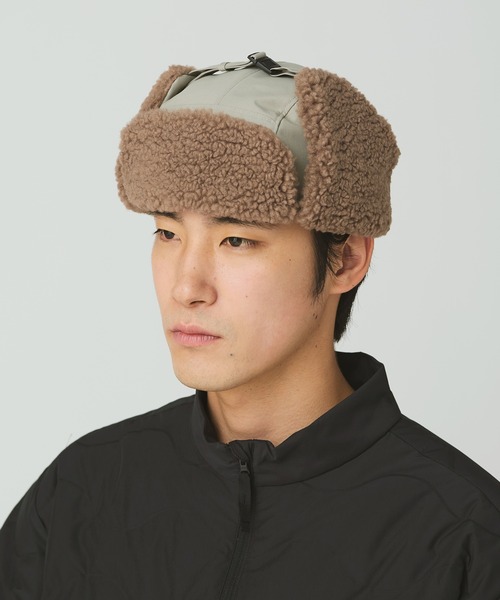 Snow Peak（スノーピーク）の「Snow Peak / FR Flight Cap フライトキャップ（キャップ・メンズ・ブラック/グレイッシュベージュ/ネイビー・1/2）」の3枚目の写真