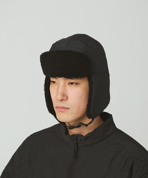 Snow Peak（スノーピーク）の「Snow Peak / FR Flight Cap フライトキャップ（キャップ・メンズ・ブラック/グレイッシュベージュ/ネイビー・1/2）」の6枚目の写真