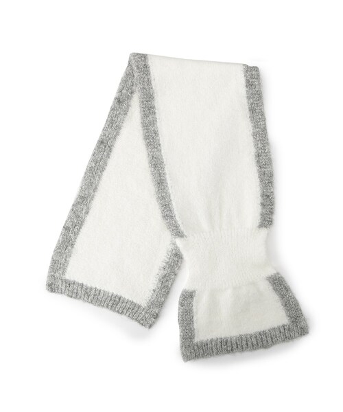 ITS'DEMO（イッツデモ）の「【手洗い可】吸湿発熱ニットティペット（ストール/ショール・レディース・ダークグレー/ベージュ/アイボリー・00）」の5枚目の写真