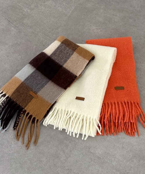 セール】フリンジボリュームマフラー（マフラー）｜Thevon（ゼボン）の