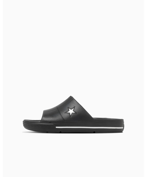 CONVERSE(コンバース)の「ONE STAR SLIDESANDAL / ワンスター スライドサンダル(サンダル・メンズ・ブラック・5/10/9/8/7/6)」の1枚目の写真