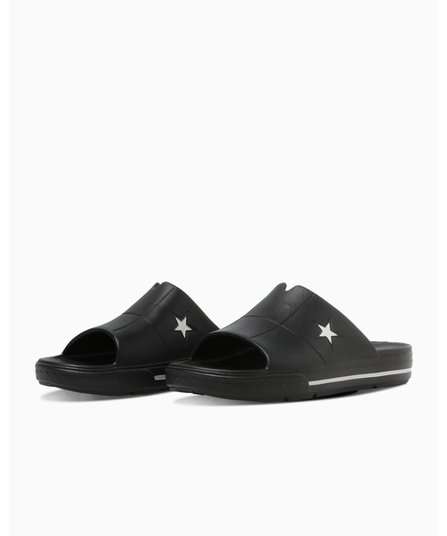 CONVERSE(コンバース)の「ONE STAR SLIDESANDAL / ワンスター スライドサンダル(サンダル・メンズ・ブラック・5/10/9/8/7/6)」の2枚目の写真