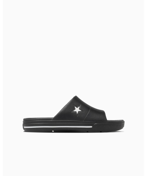 CONVERSE(コンバース)の「ONE STAR SLIDESANDAL / ワンスター スライドサンダル(サンダル・メンズ・ブラック・5/10/9/8/7/6)」の3枚目の写真